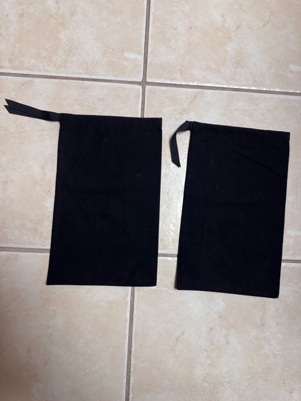 Chanel Black Drawstring Dust Bags
